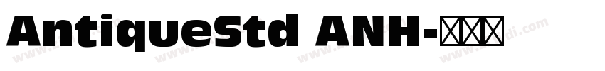 AntiqueStd ANH字体转换